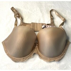 Victoria Secret Bra Size 40D Demi Dream Angels Lined Demi Beige Under Wired
